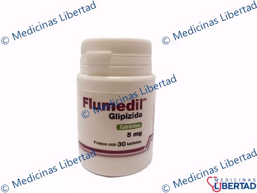 FLUMEDIL (GLIPIZIDA) 5MG C/30 TAB VICTORY | Medicinas Libertad